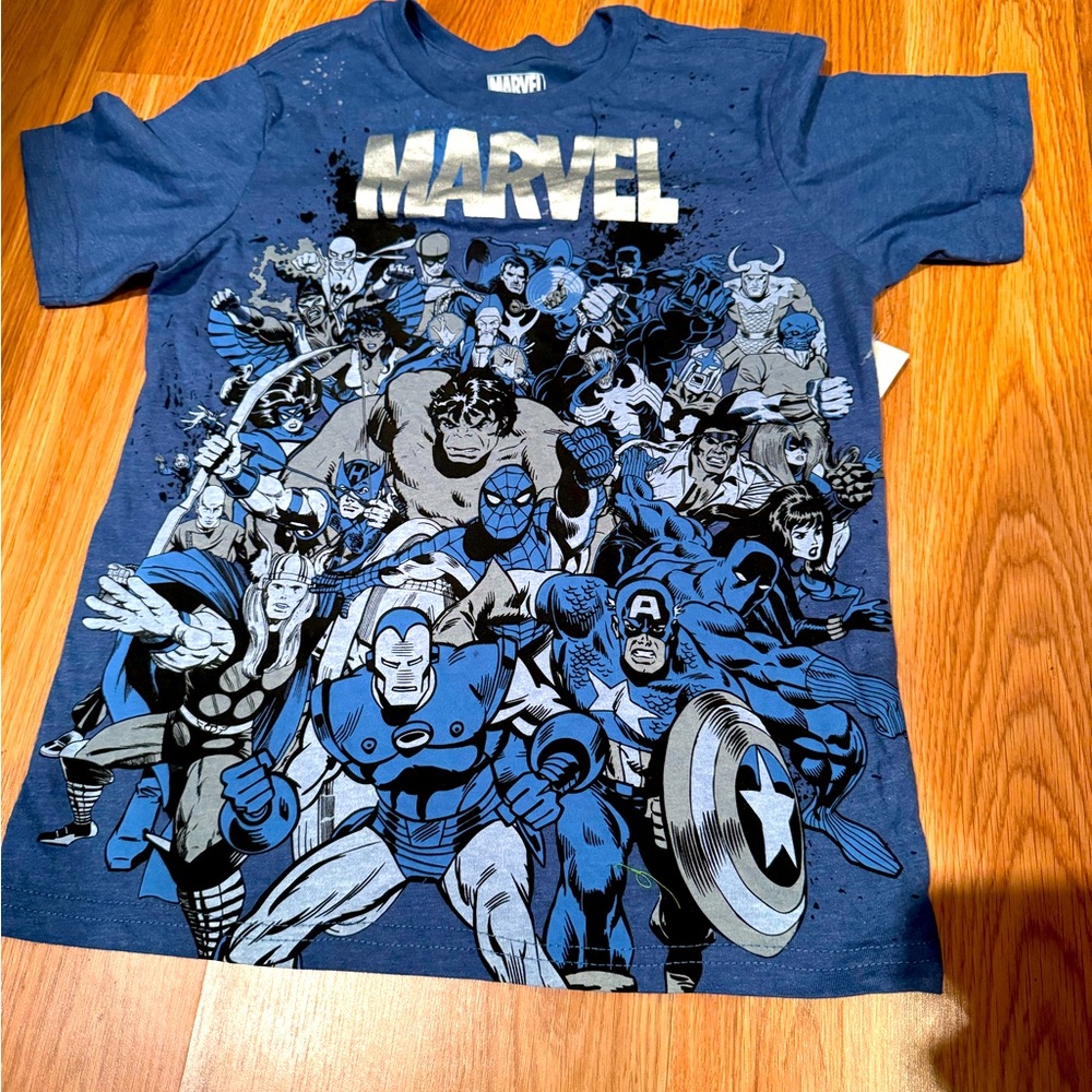 Marvel Avengers Boys Blue T-Shirt
